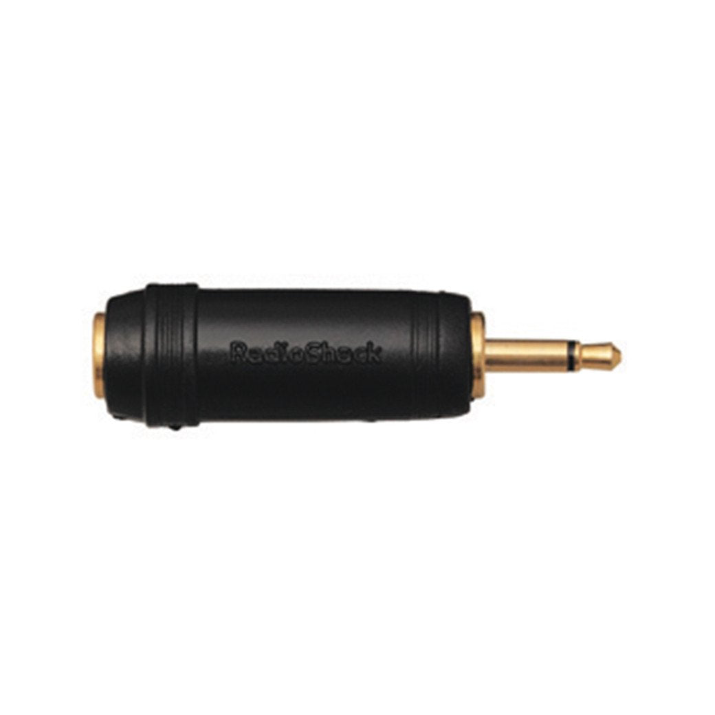 GOLD SERIES ADAPTER 1/4-INCH STEREO JACK-TO-1/8-INCH MONO PLUG