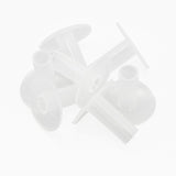 STEREN Single Feed Through Bushing RG6 Clear - 10 Pack