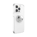 Popsockets - Popgrip Premium - Chrome Drip Silver