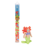 Plus Plus 3D Figure Building Block Set, Fun Stem Toys for Kids, 70 Interlocking Pieces - Mermaid Girl Mini Maker Tube