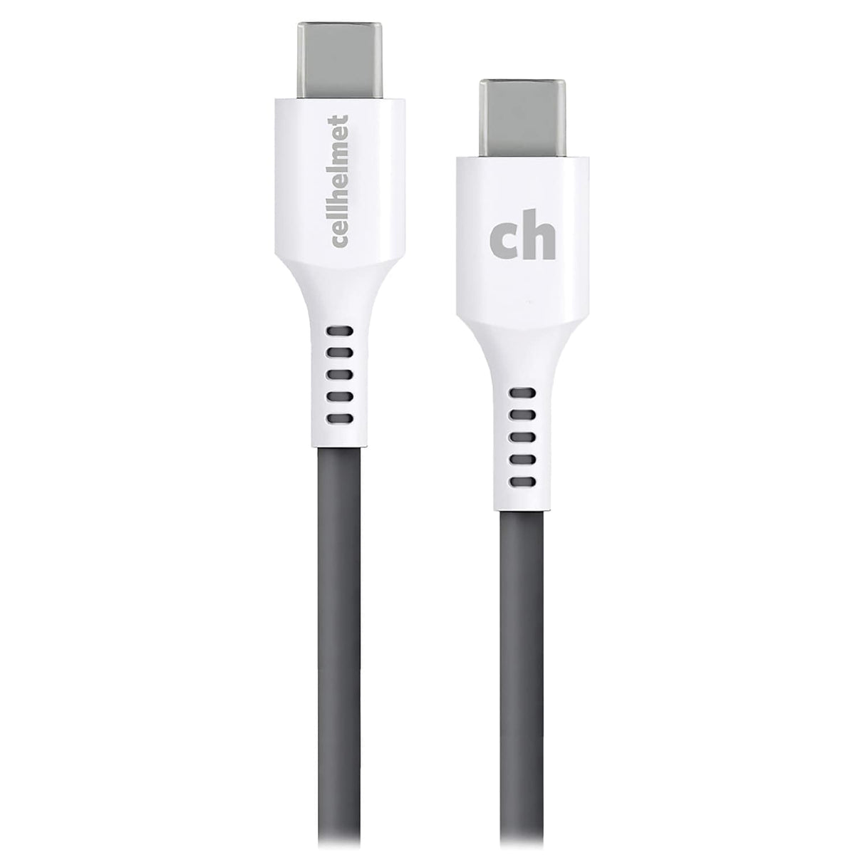 Cellhelmet - Type C To Type C Round Cable 10ft - Gray