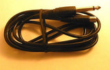 6 FT. PHONO (RCA) FEMALE TO 1/4" MONO MALE CABLE