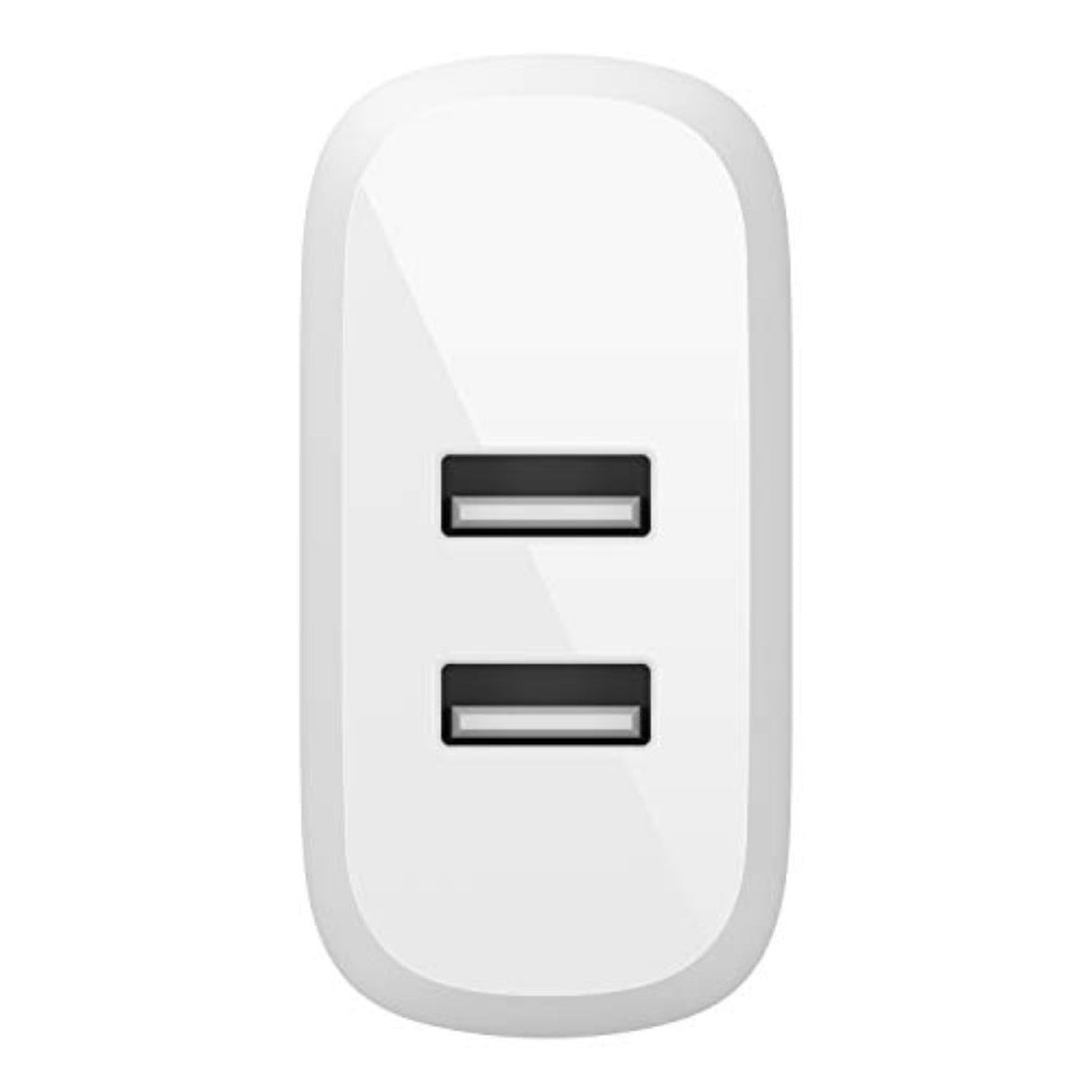 Belkin - Dual Port Usb A 24w Wall Charger With Usb A To Usb C Cable 3ft - White