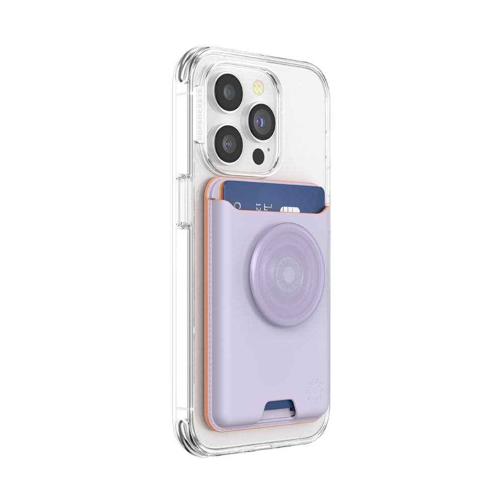 Popsockets - Softgoods Magsafe Popwallet Plus - Pale Lavender