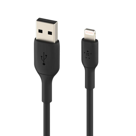 Belkin - Boost Up Charge Usb A To Apple Lightning Cable 3ft - Black