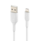 Belkin - Boost Up Charge Usb A To Apple Lightning Cable 3ft - White