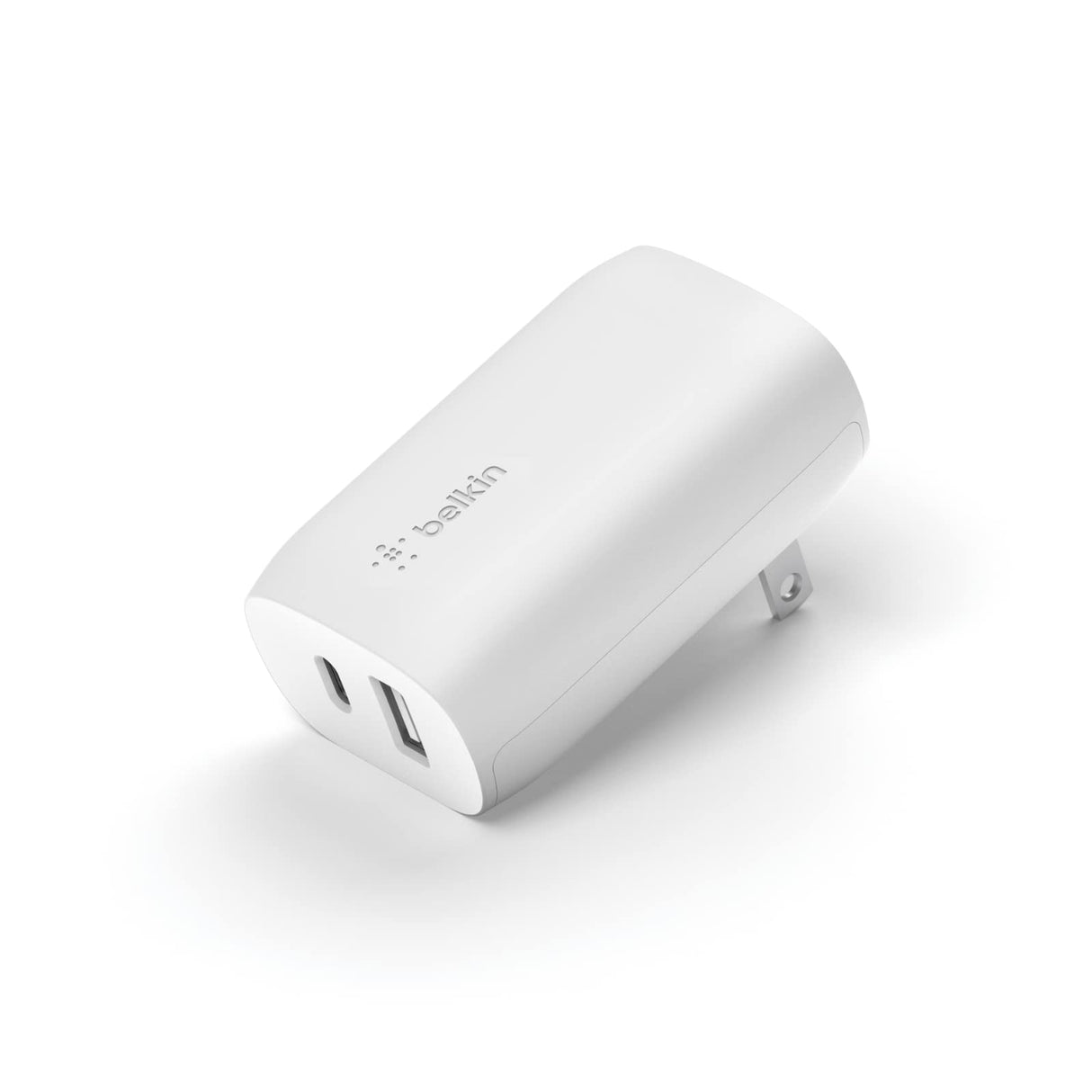 Belkin - Dual Port Usb A And Usb C Pd 37w Wall Charger With Pps - White