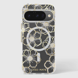 Case-Mate - Floral Gems Case with Magnet for Google Pixel 10 Pro / Pixel 10 - Gold