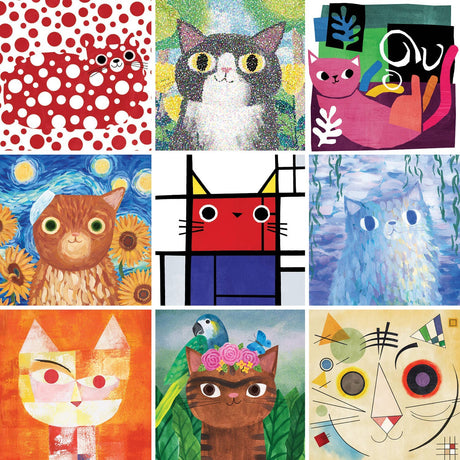 Mudpuppy - Artsy Cats 500 Piece Family Puzzle
