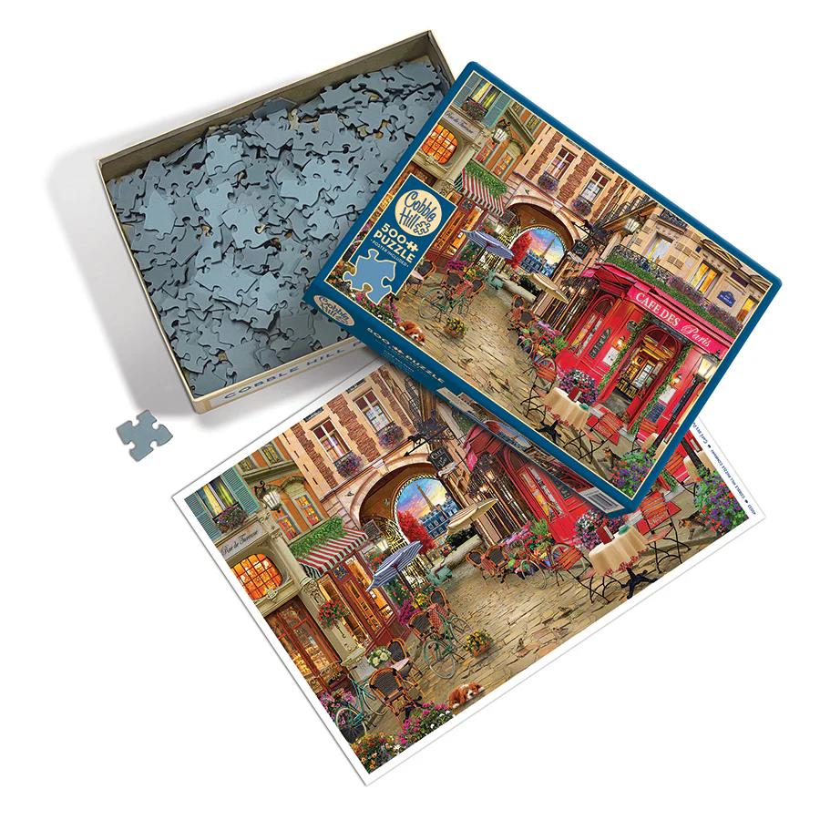 Cobble Hill CAFE DES PARIS 500 Piece Puzzle