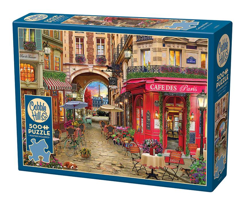 Cobble Hill CAFE DES PARIS 500 Piece Puzzle