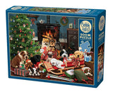 Cobble Hill CHRISTMAS PUPPIES 500 Pieces