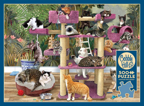 Cobble Hill JUNGLE CATS 500 Piece Puzzle - image 3