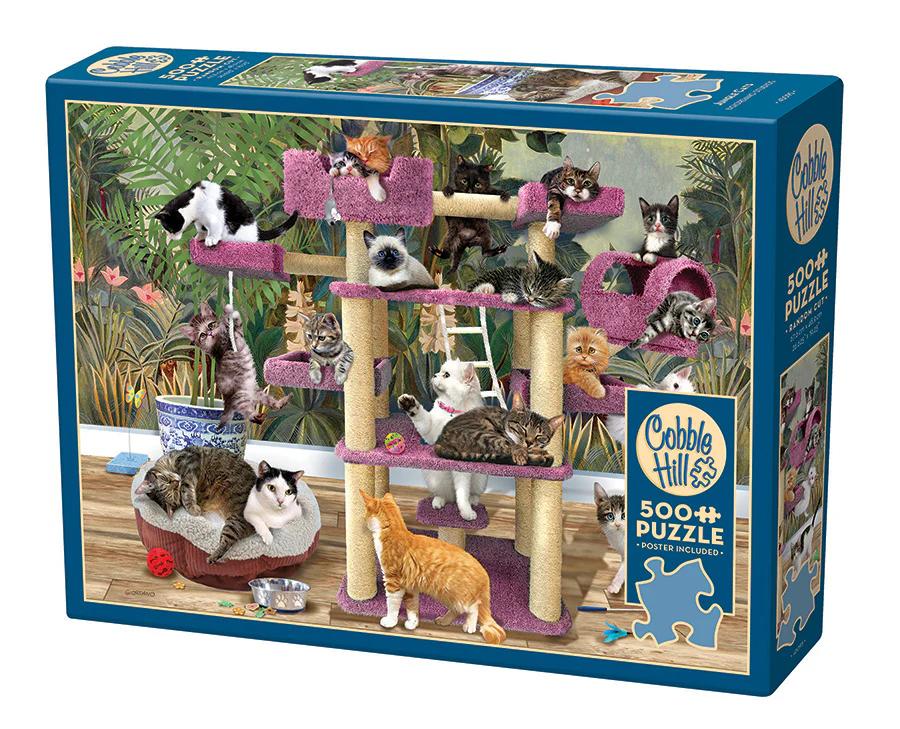 Cobble Hill JUNGLE CATS 500 Piece Puzzle