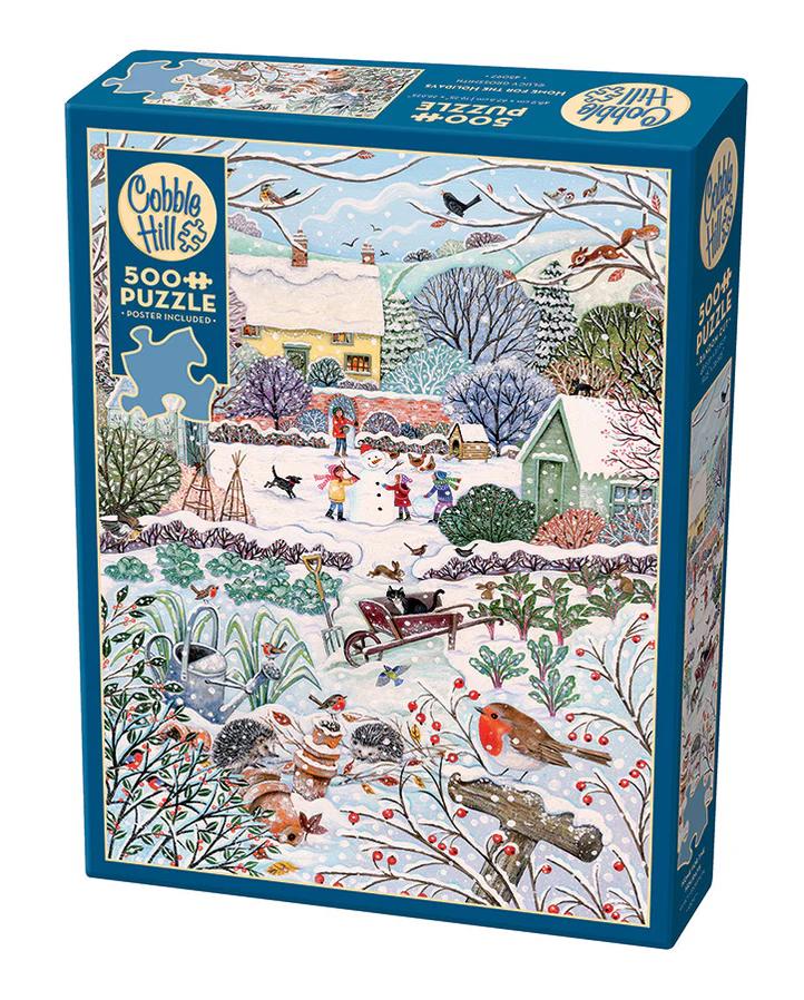 Cobble Hill WINTER HOLIDAYS 500 Piece Puzzle