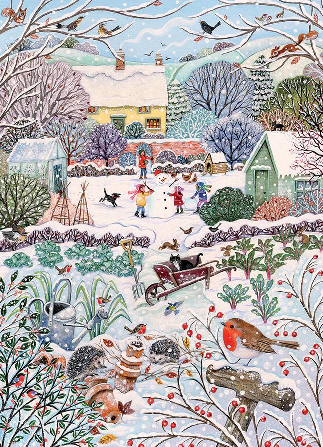 Cobble Hill WINTER HOLIDAYS 500 Piece Puzzle