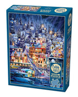 Cobble Hill SKI TOWN 500 Piece Puzzle