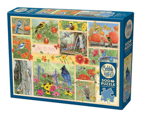 Cobble Hill Garden Birds in Autumn | 500 Piece Puzzle