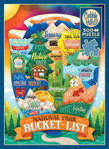 Cobble Hill NATIONAL PARK BUCKET LIST 500 Piece Puzzle