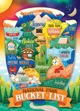 Cobble Hill NATIONAL PARK BUCKET LIST 500 Piece Puzzle