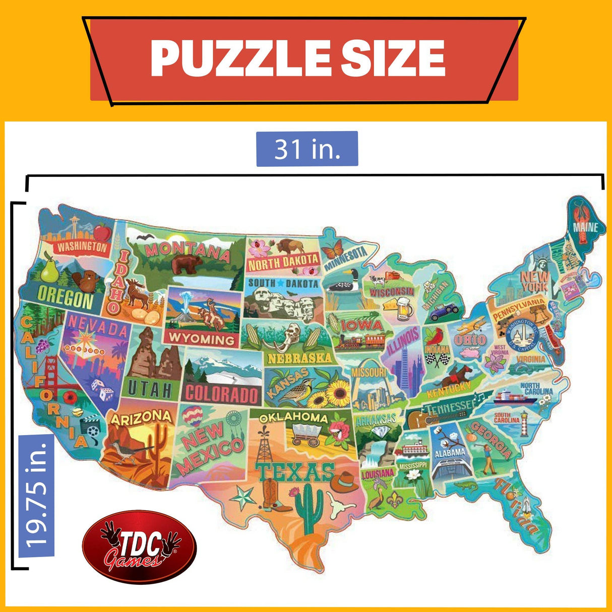 Wood Expressions - American Roadtrip Jigsaw Puzzle - 1,000 Pieces