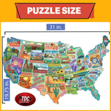 Wood Expressions - American Roadtrip Jigsaw Puzzle - 1,000 Pieces