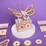 Kitsville - Fluttering Butterfly DIY Kit, Educational STEM Toy for Kids