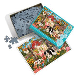 Cobble Hill FAMILY FARM 350 Piece Family Puzzle