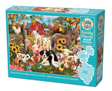 Cobble Hill FAMILY FARM 350 Piece Family Puzzle