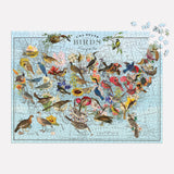 Galison - Wendy Gold State Birds 1000 Piece Puzzle