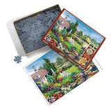 Cobble HIll BY THE POND 275 Piece-Easy Handling Puzzle