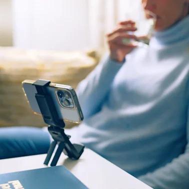 TechLok™ FlyEye In-Flight Travel Phone Mount, Black
