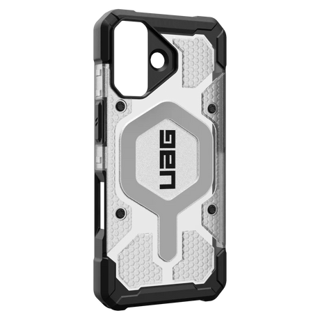 Urban Armor Gear (UAG) - Pathfinder Clear MagSafe Case for Apple iPhone 17 - Ice and Silver