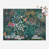Galison - Fireworks Jubilee 1000 Piece Foil Puzzle