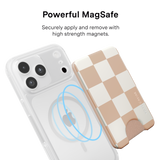 VELVET CAVIAR - Magnetic Phone Wallet- Nude Vibe Checker