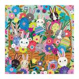 Mudpuppy - Blooming Bunnies 500 Piece Foil Family Puzzle