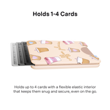 VELVET CAVIAR - Magnetic Phone Wallet- Coffee Please