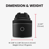 Pivo Pod Auto Face Tracking Phone Holder, 360° Rotation, 6 Speed with Remote Control