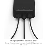 Mophie - Powerstation 2023 Power Bank 20,000 Mah - Black