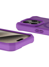 Itskins - Hybrid_r Frost Magsafe Case For Apple Iphone 15 Pro Max - Deep Purple