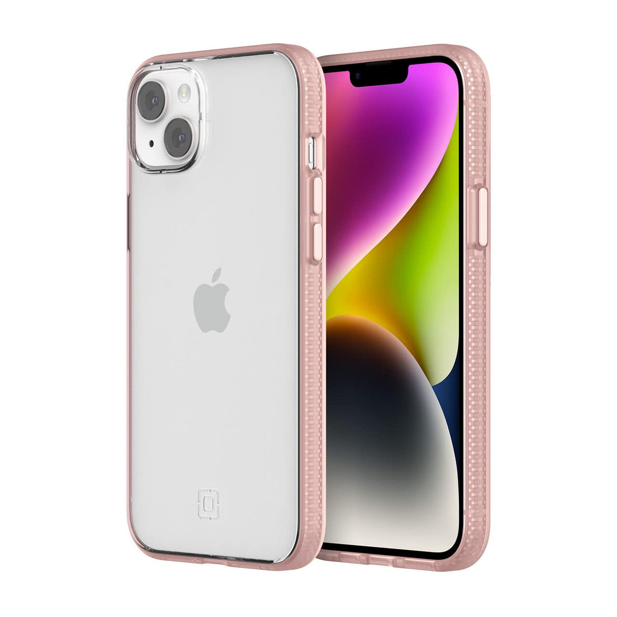 Incipio - Idol Case For Apple Iphone 14 Plus - Rose Quartz And Clear