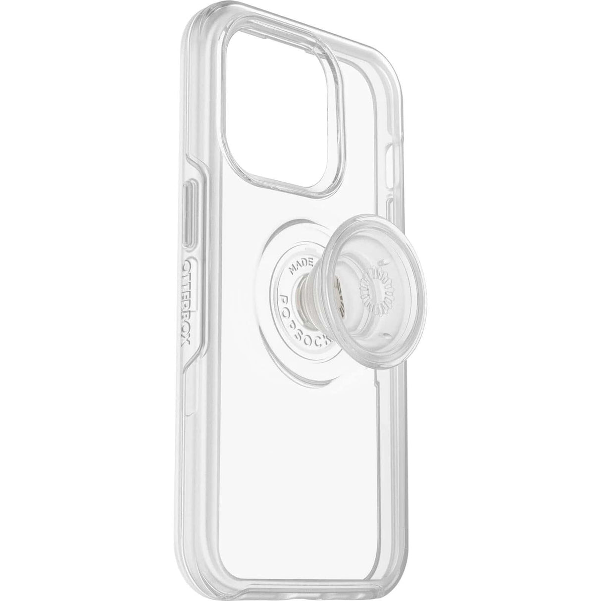 Otterbox  - Otter + Pop Symmetry Clear Case With Popgrip For Apple Iphone 14 Pro  - Clear Pop