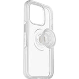 Otterbox  - Otter + Pop Symmetry Clear Case With Popgrip For Apple Iphone 14 Pro  - Clear Pop