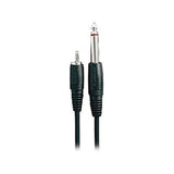 6-FOOT SHIELDED CABLE 1/4 PLUG-TO-RCA PLUG