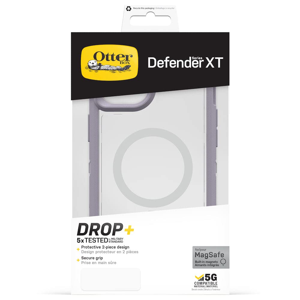 Otterbox - Defender Xt Magsafe Clear Case For Apple Iphone 14 Plus - Lavender Sky