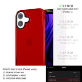 Cellhelmet - Altitude X Case For Apple Iphone 16 - Lava Red