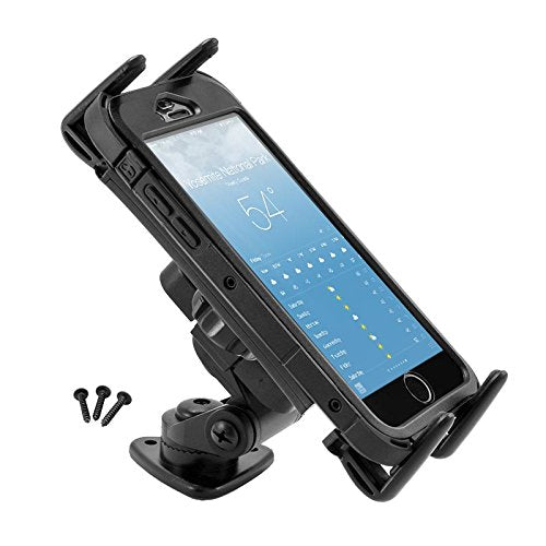 ARKON SM628 SLIM-GRIP ULTRA 1" MULTI-ANGLE ADHESIVE OR SCREW DASHBOARD OR CONSOLE MOUNT FOR SMARTPHONES & 7" OR 8" TABLETS