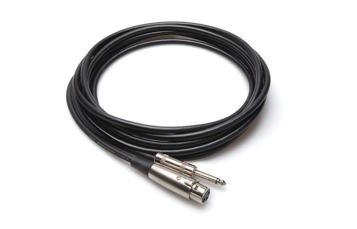 Hosa MCH-125 Microphone Cable - Hosa XLR3 Female to 1/4-inch TS Male - 25 foot