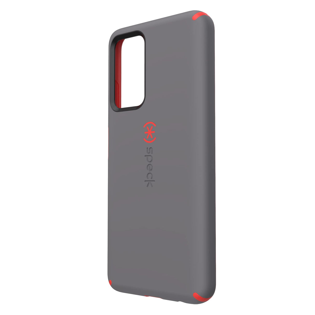 Speck - Presidio Impact Hero Case For Samsung Galaxy A03s - Moodey Grey And Turbo Red