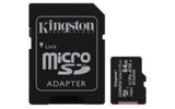 Kingston - Microsdxc Canvas Select Plus 64gb Memory Card And Adapter - Black